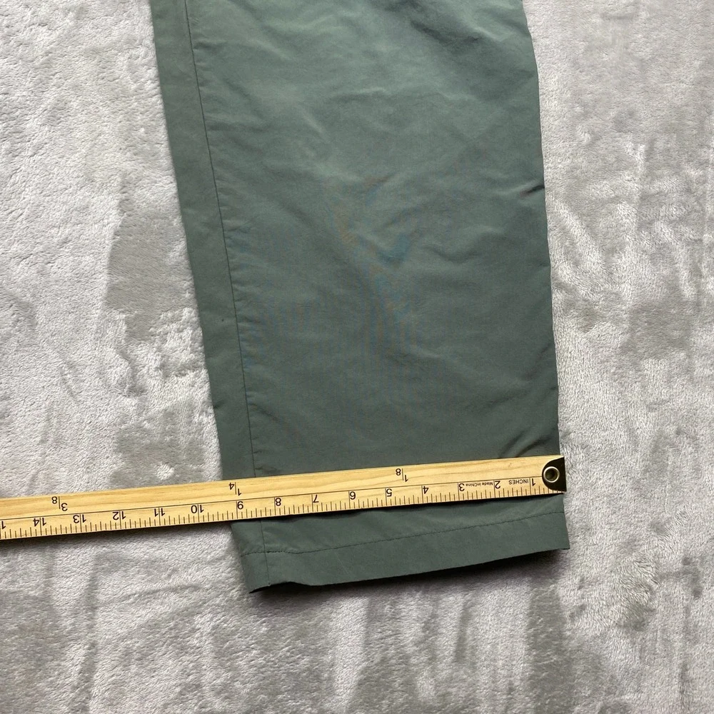 The North Face Mens Sage Green Cargo Hiking Pants‎ Drawstring Sz M 399TKS